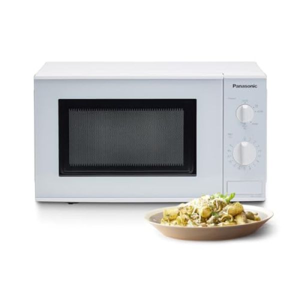 Weiße Mikrowelle von Panasonic